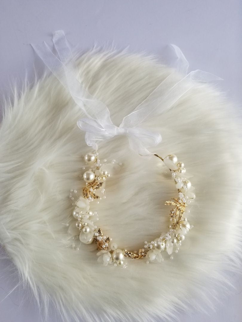 Diadema de perlas