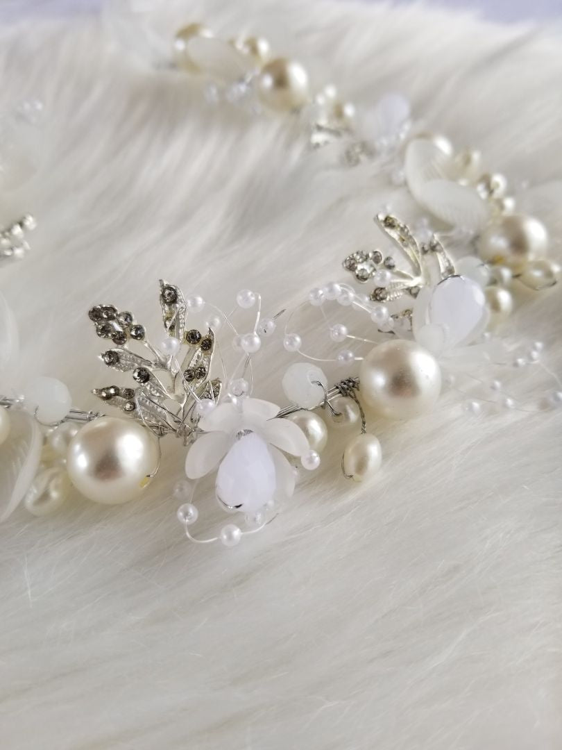 Diadema de perlas