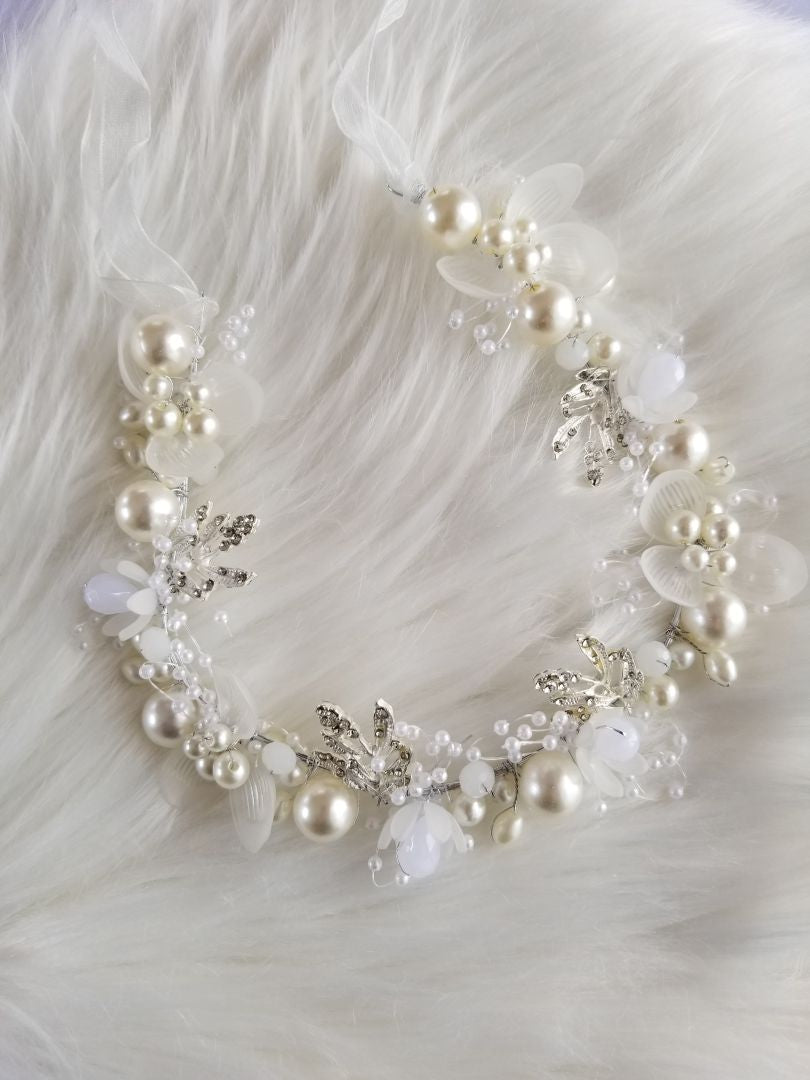 Diadema de perlas