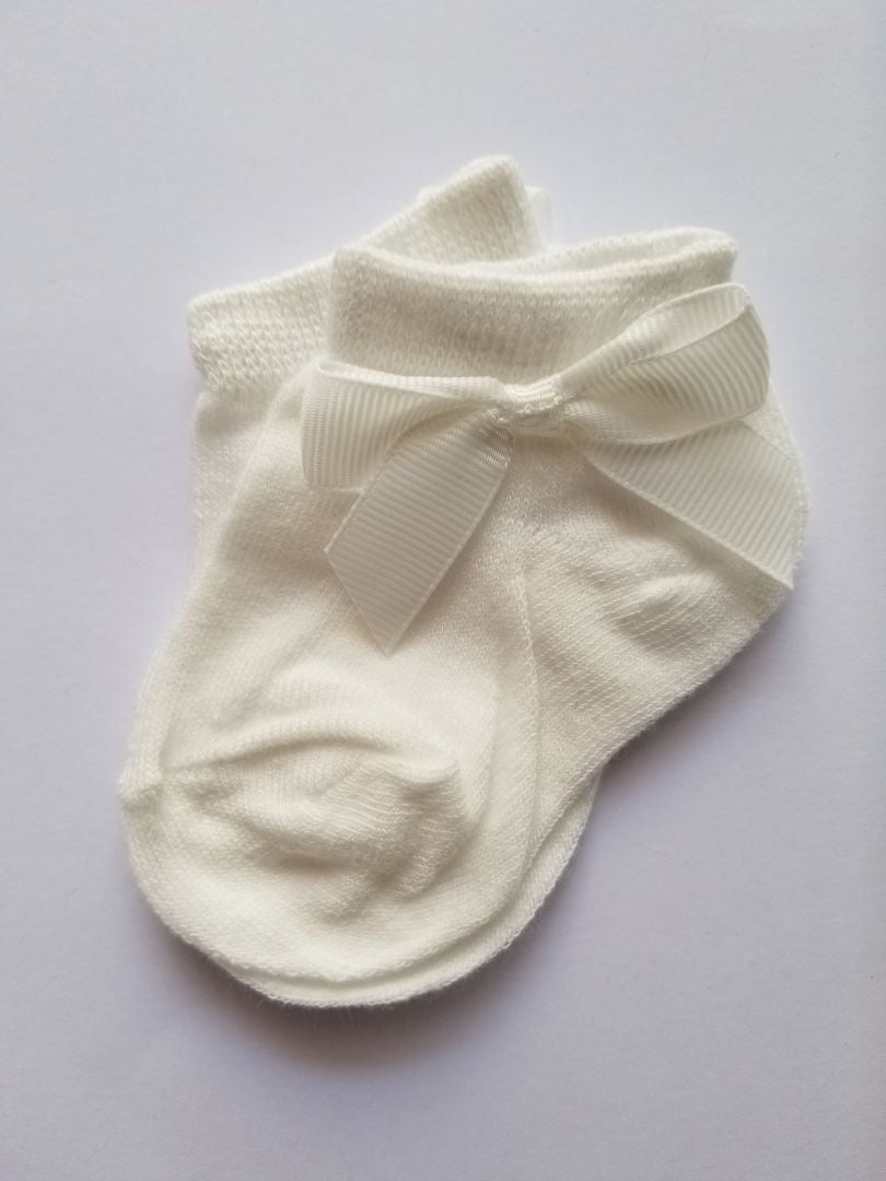 Set de 5 medias cortas con lazo