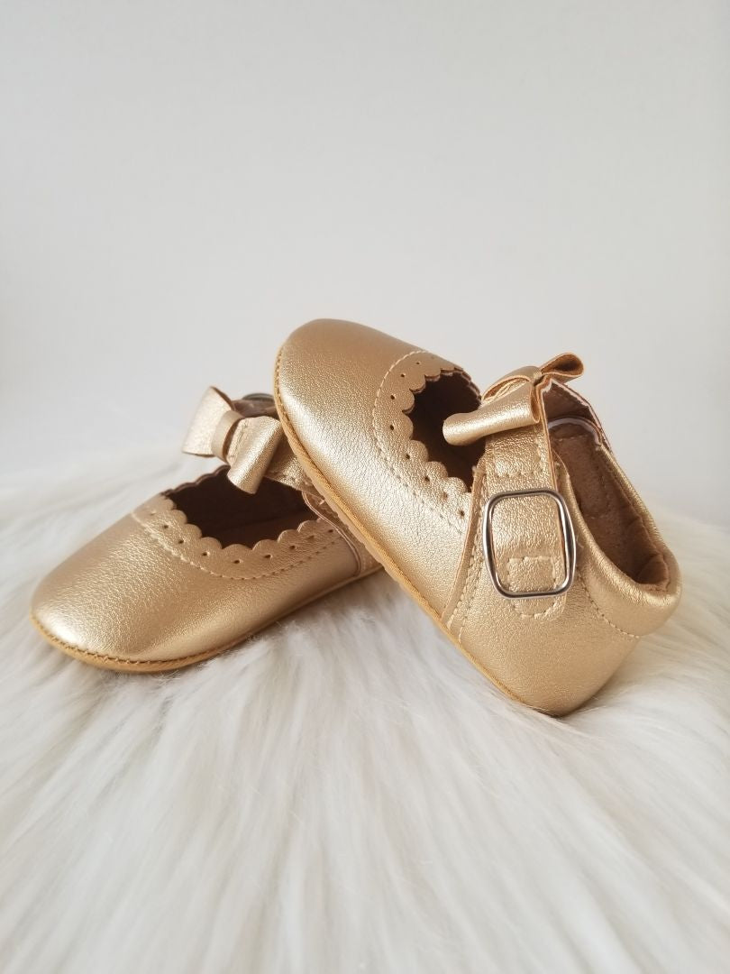 Zapatos ribete con lazo