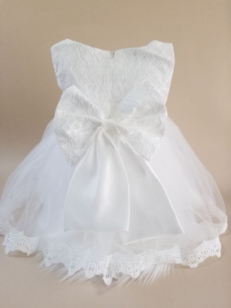 Vestido lazo sin mangas