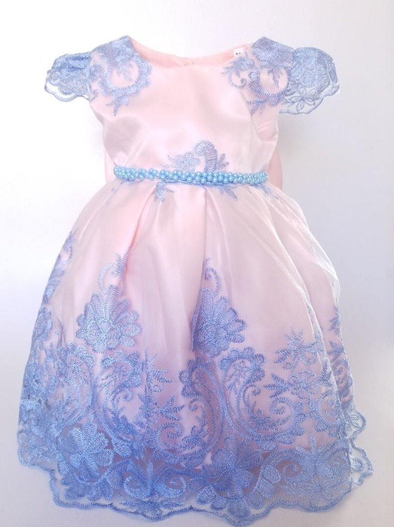 Vestido encaje azul