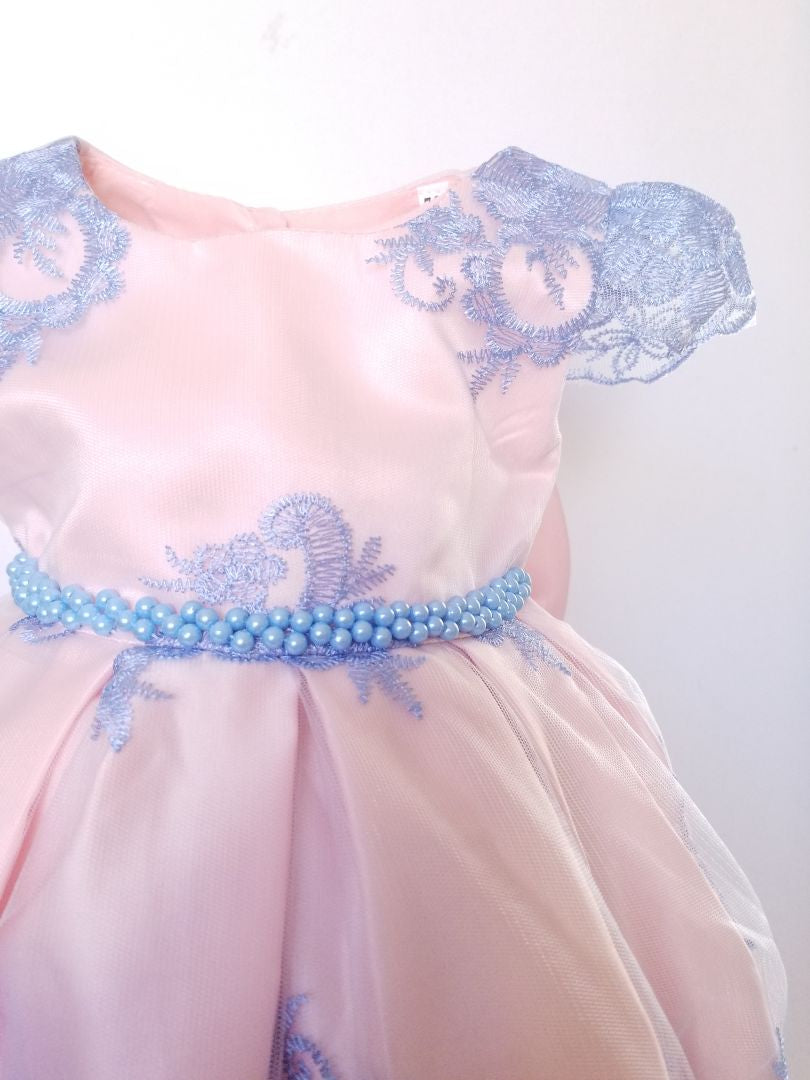 Vestido encaje azul