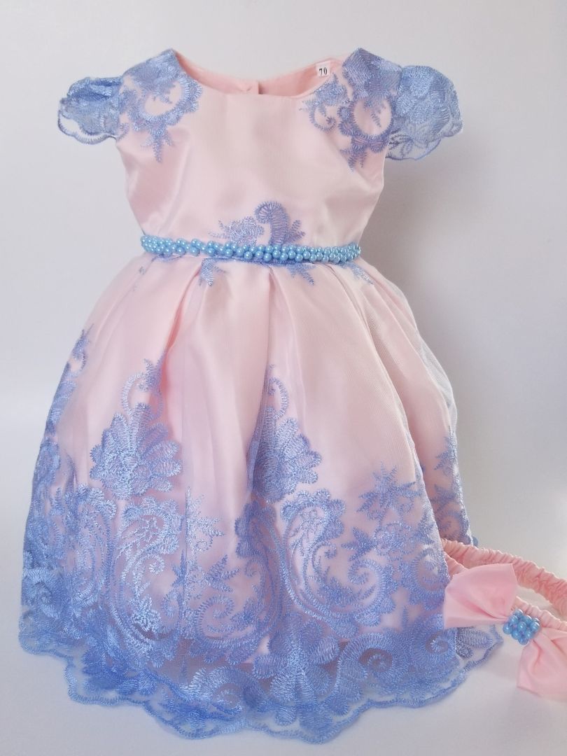 Vestido encaje azul
