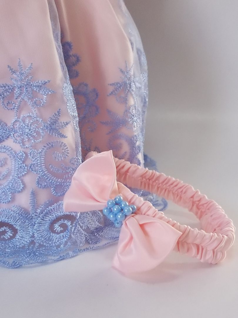 Vestido encaje azul