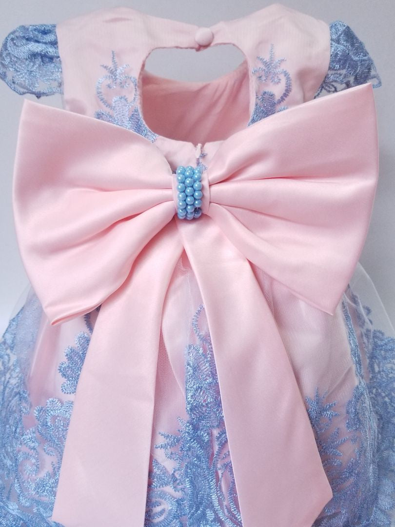 Vestido encaje azul