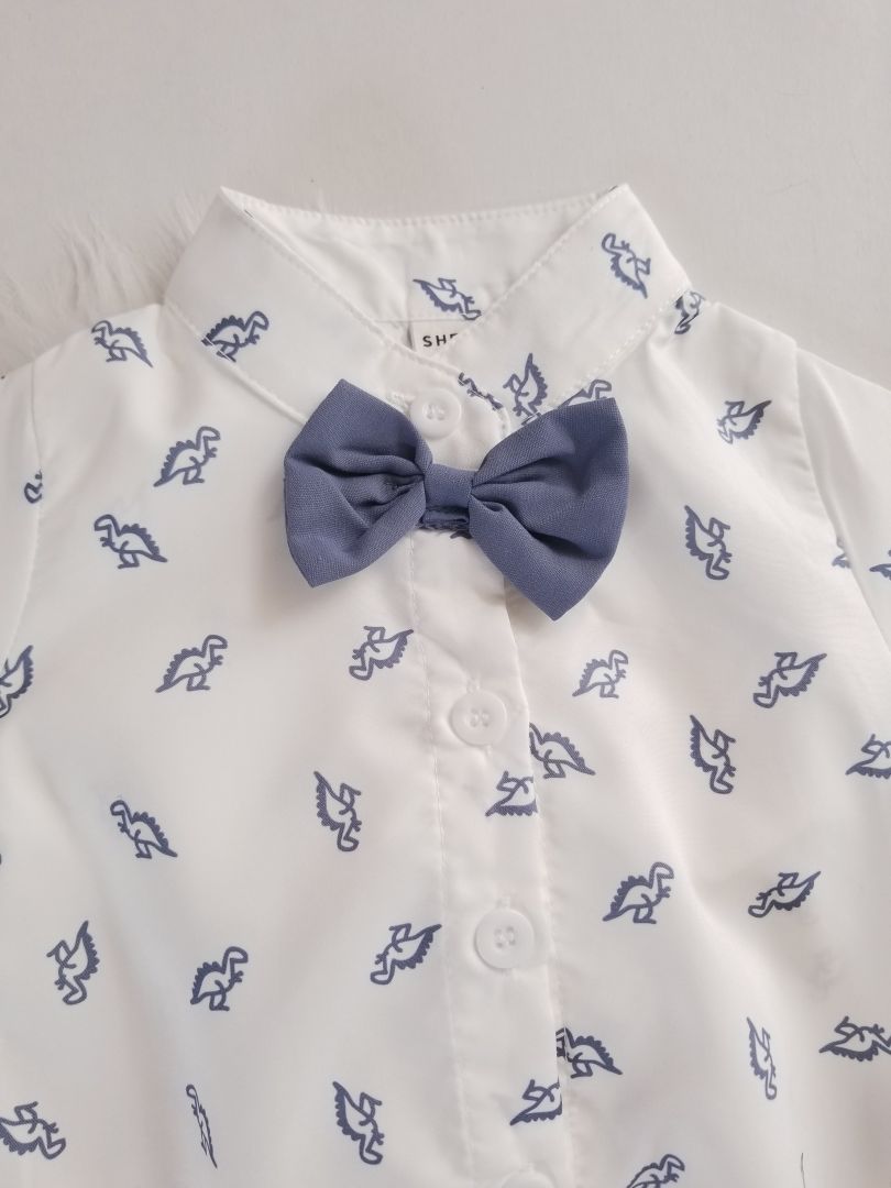 Conjunto short tirantes estampado Dinosaurio