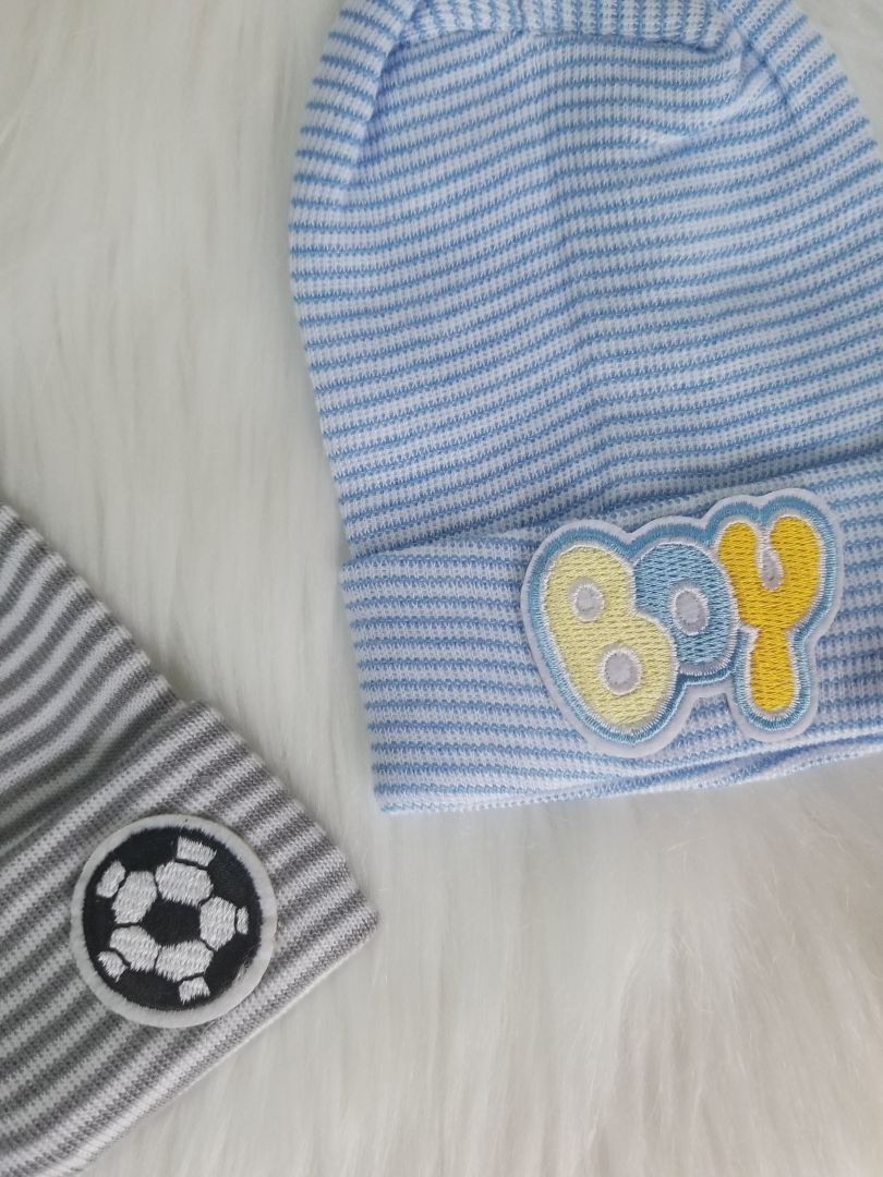 Set de 2 gorritos de bebé niño