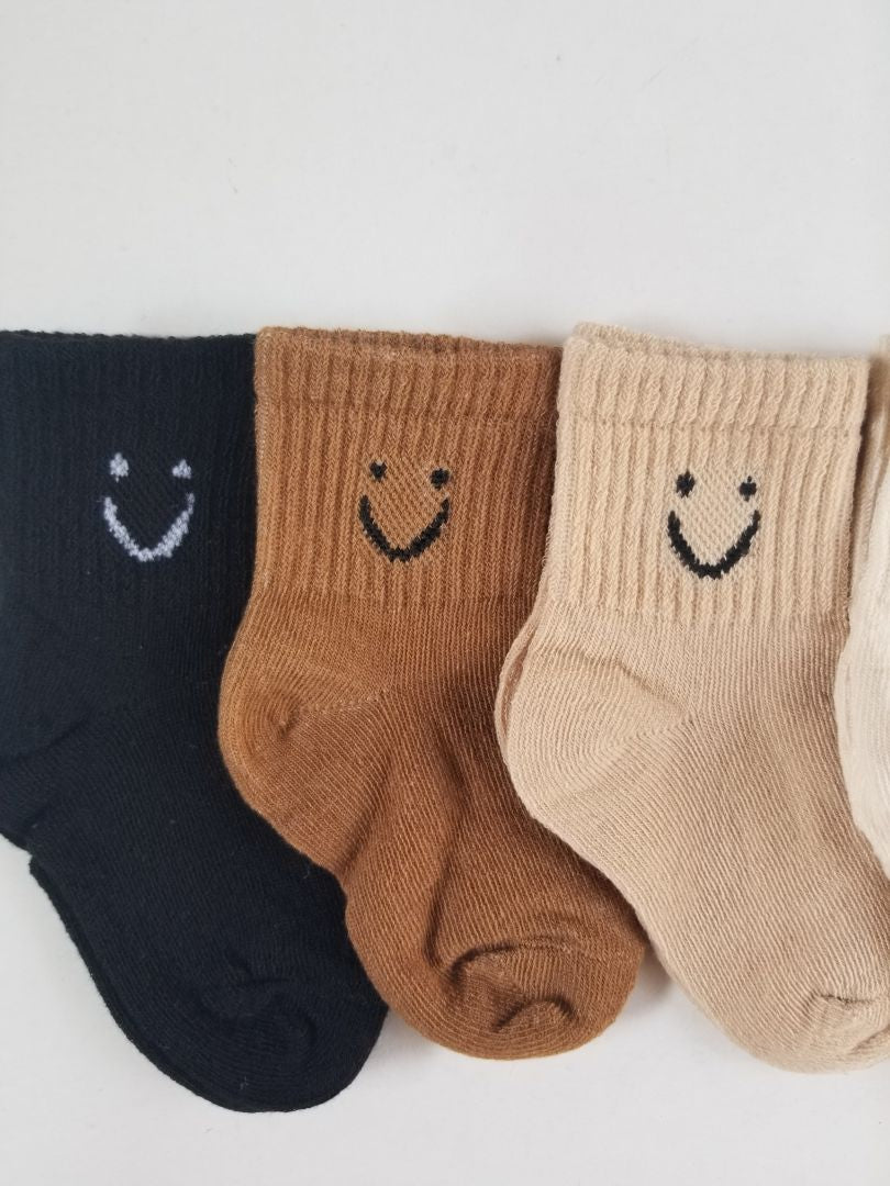 Set de 5 medias carita feliz