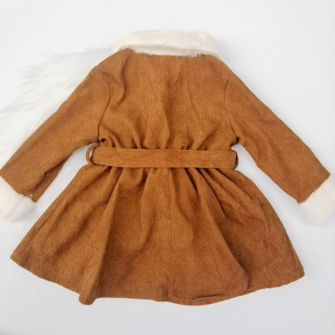 Vestido de cuello borreguito