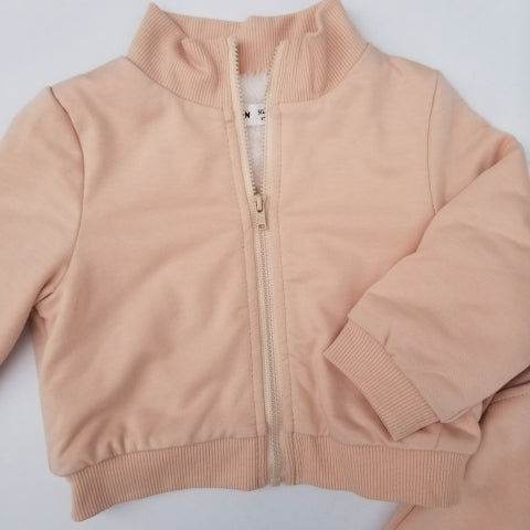 Conjunto de cazadora con cremallera