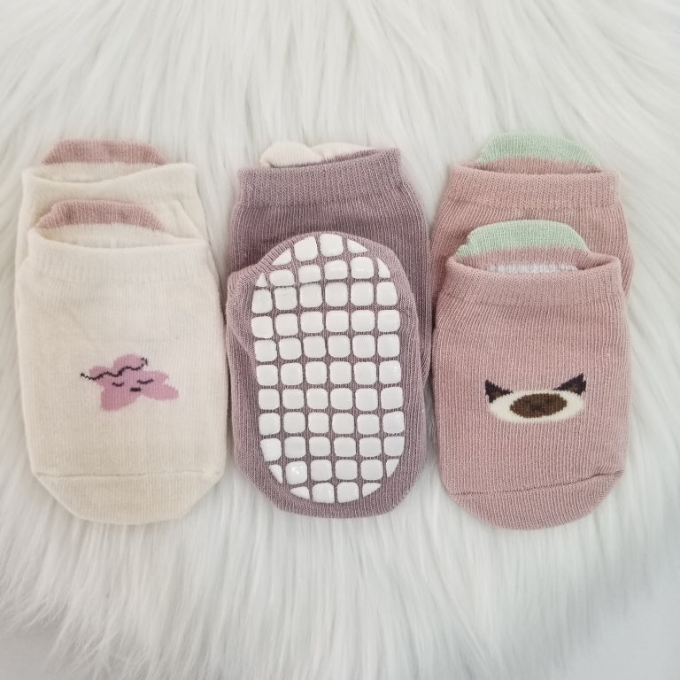 Set de 3 medias antideslizantes