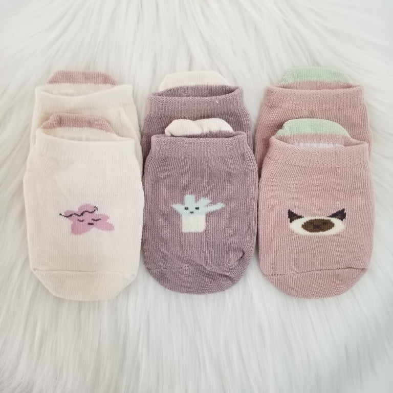Set de 3 medias antideslizantes