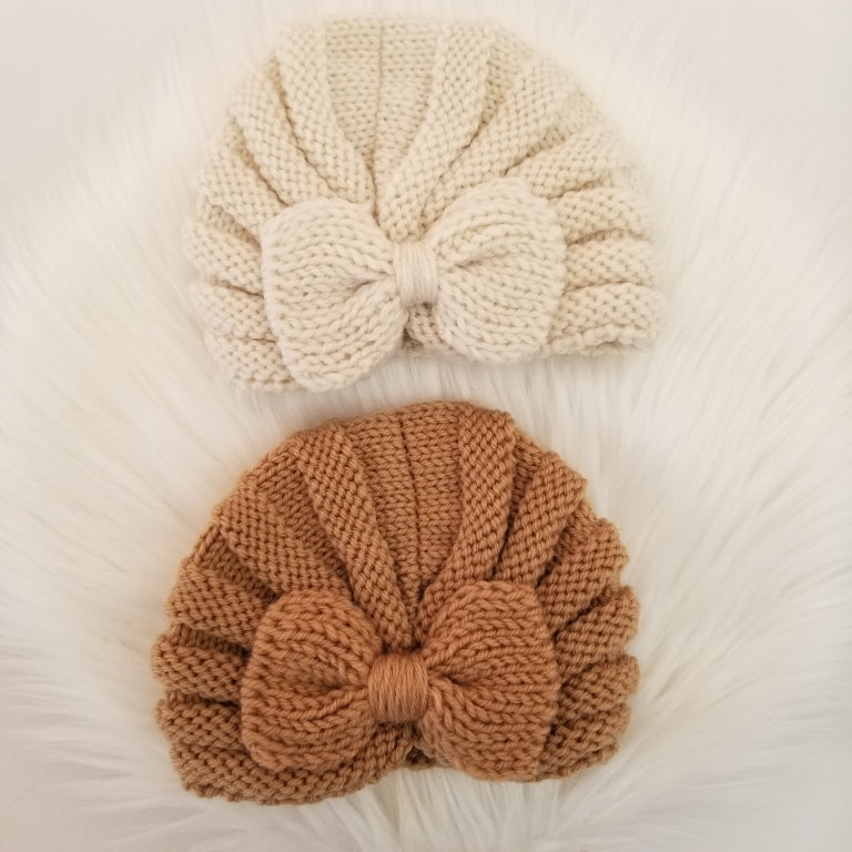 Set de 2 gorros tejidos