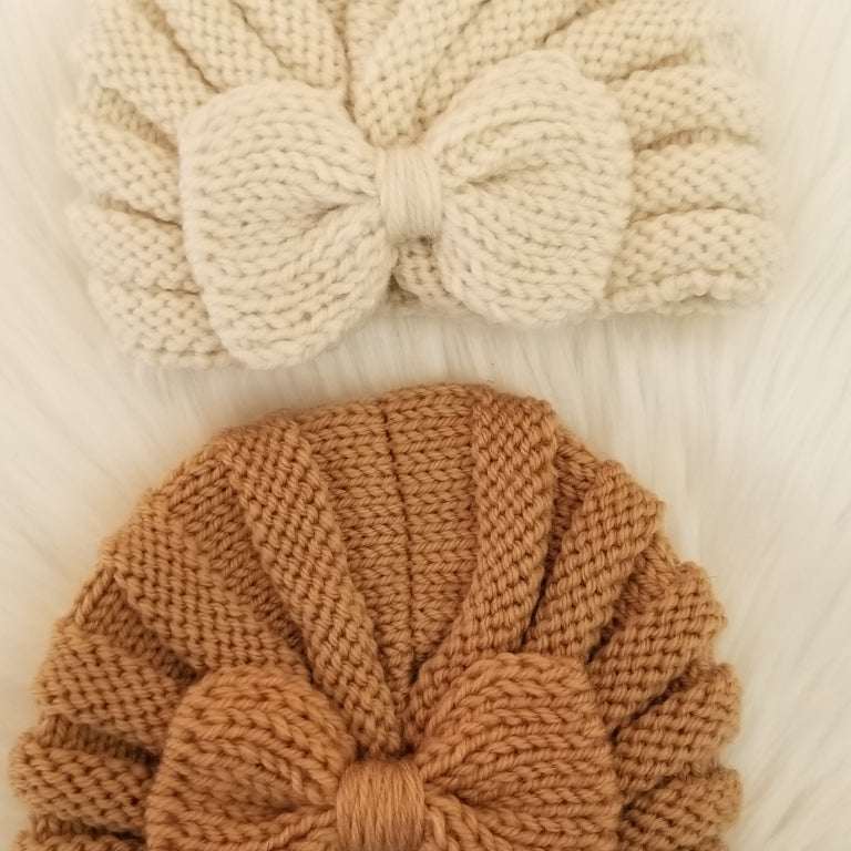 Set de 2 gorros tejidos