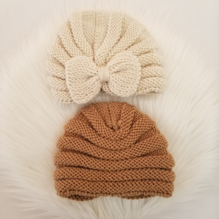 Set de 2 gorros tejidos