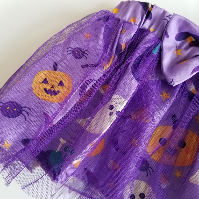 Conjunto de body negro Halloween