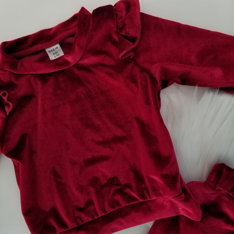 Conjunto de terciopelo