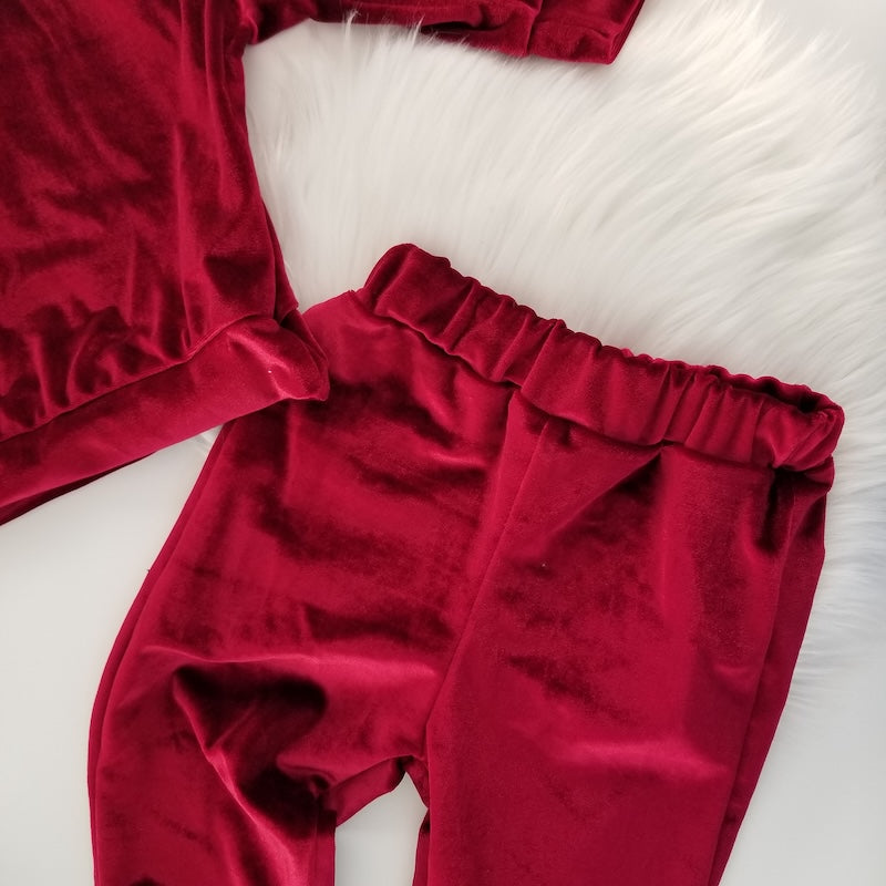Conjunto de terciopelo