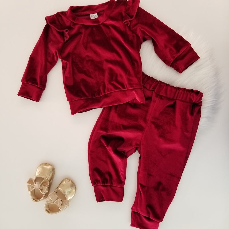 Conjunto de terciopelo