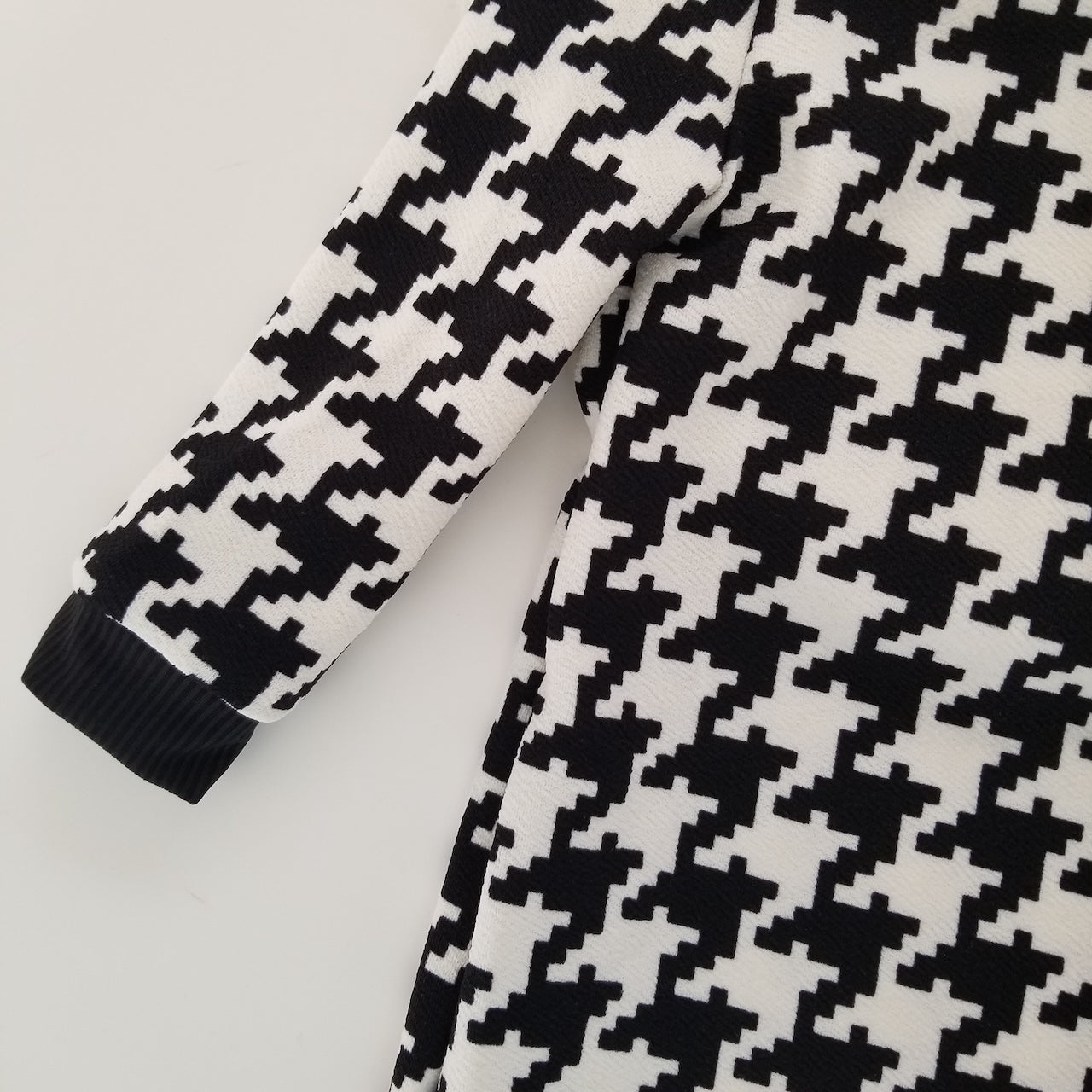 Vestido de cuadros mangas largas