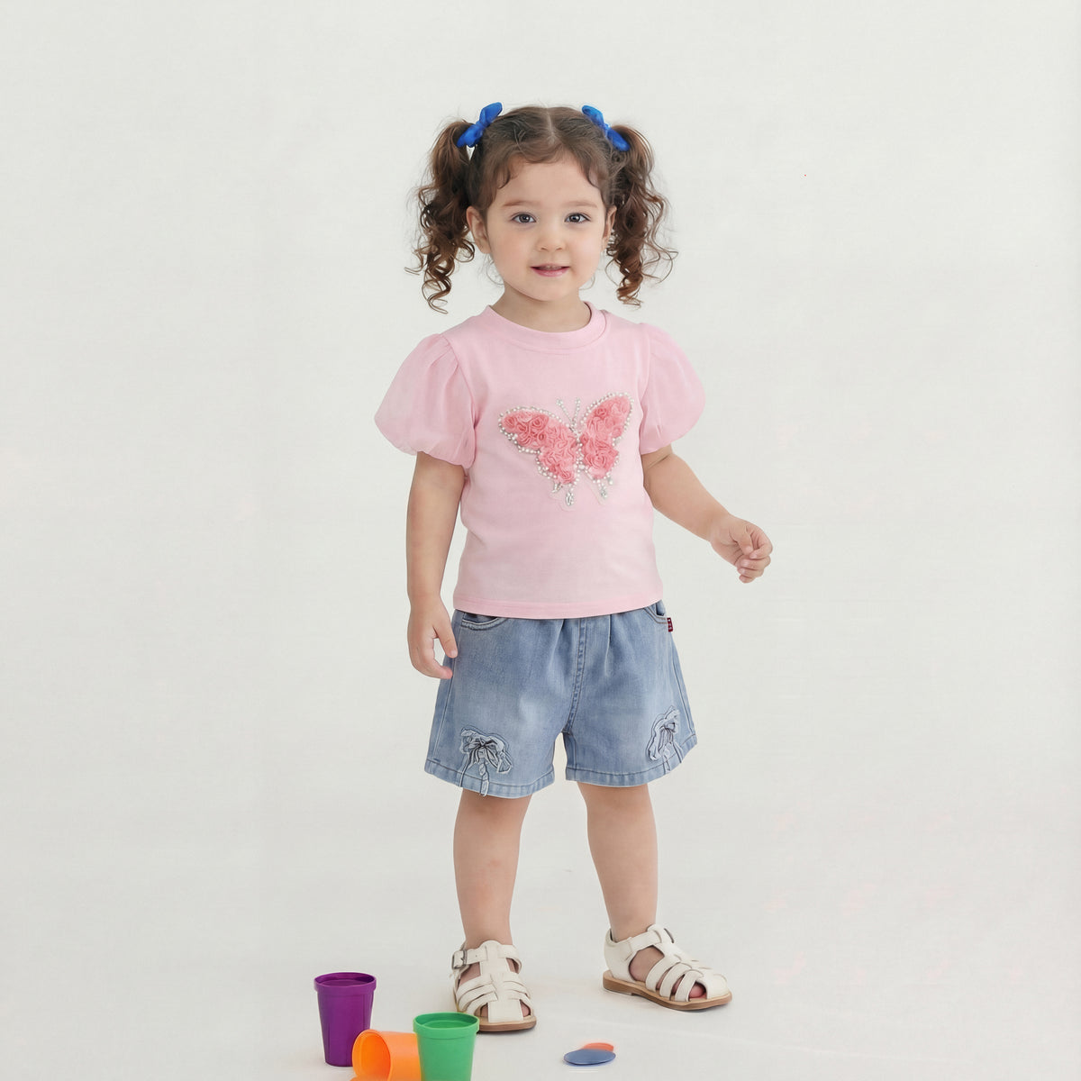 Conjunto camiseta Mariposa