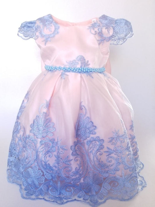 Vestido encaje azul