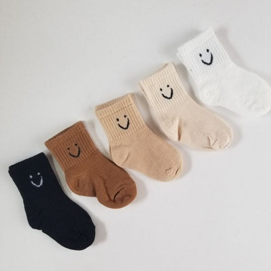 Set de 5 medias carita feliz