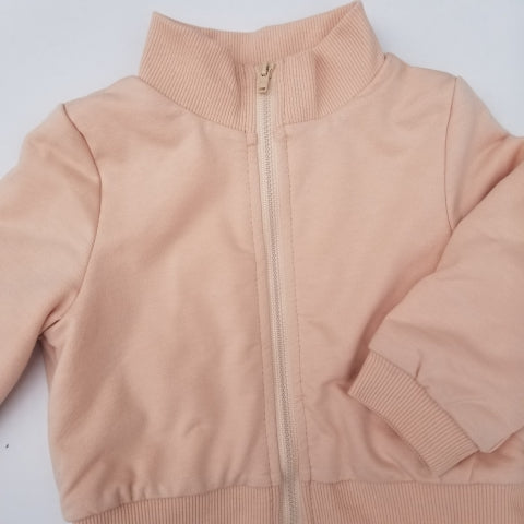 Conjunto de cazadora con cremallera