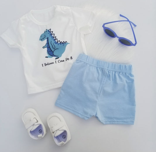 Conjunto Dino de camiseta y short