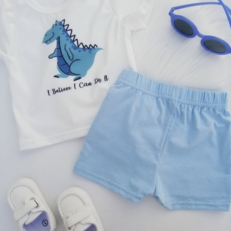 Conjunto Dino de camiseta y short