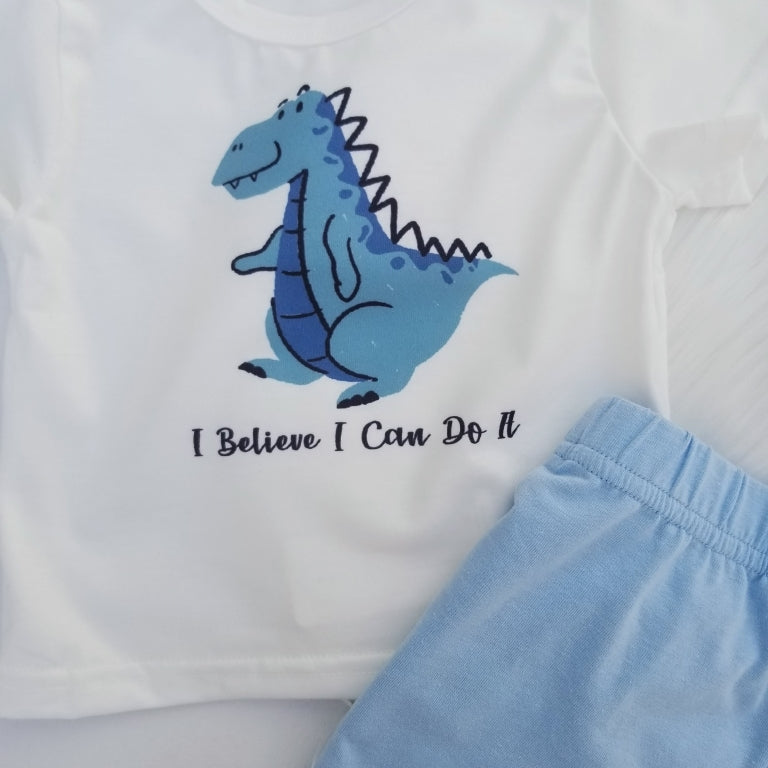 Conjunto Dino de camiseta y short
