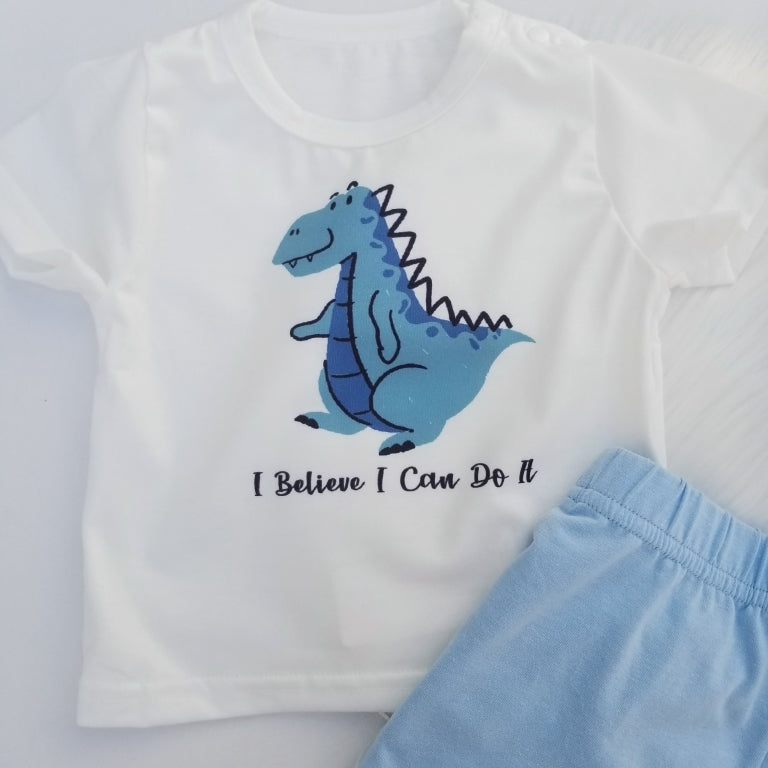 Conjunto Dino de camiseta y short