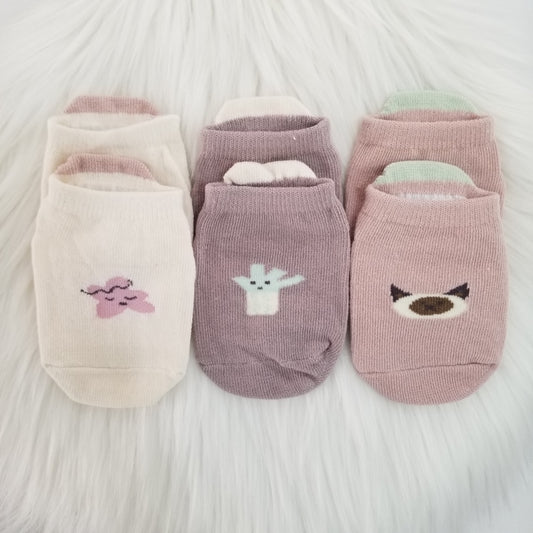 Set de 3 medias antideslizantes