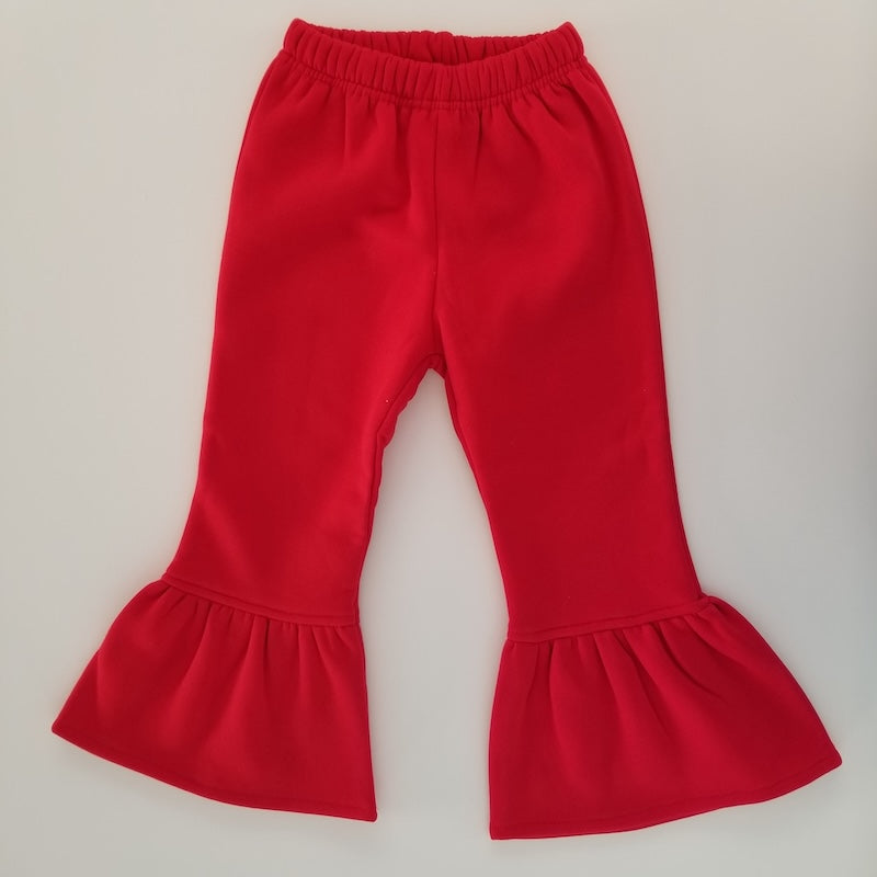Conjunto navideño con pantalón campana