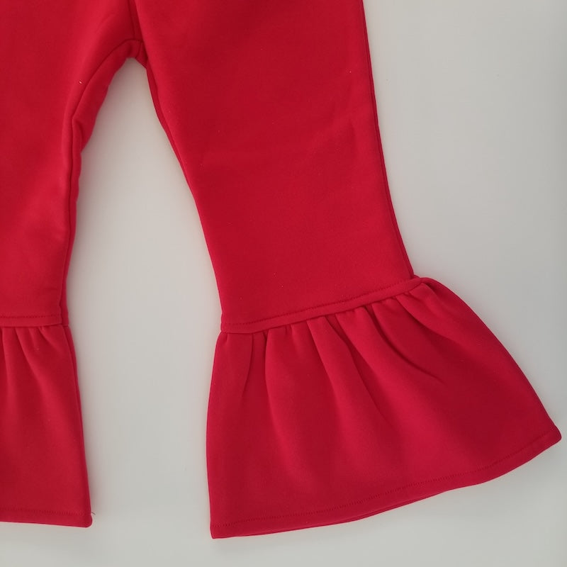 Conjunto navideño con pantalón campana