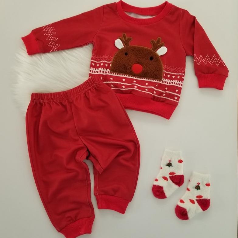 Conjunto de Navidad Reno