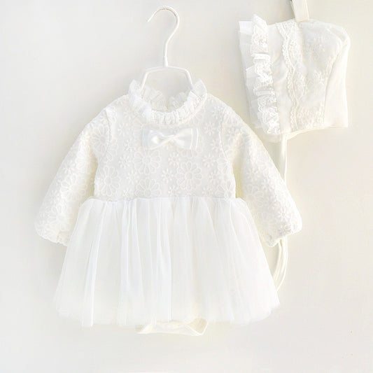 Vestido tipo body para Bautizo