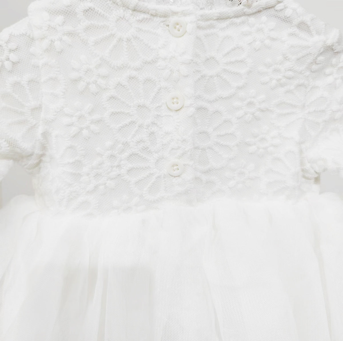 Vestido tipo body para Bautizo