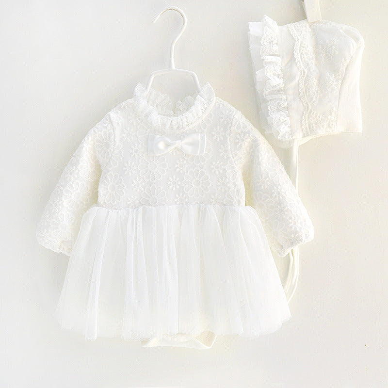 Vestido tipo body para Bautizo