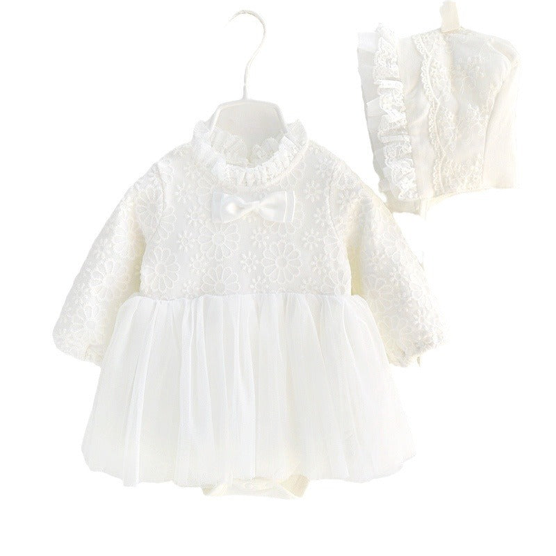 Vestido tipo body para Bautizo
