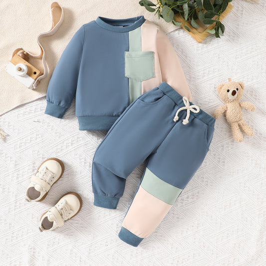 Conjunto buzo bicolor