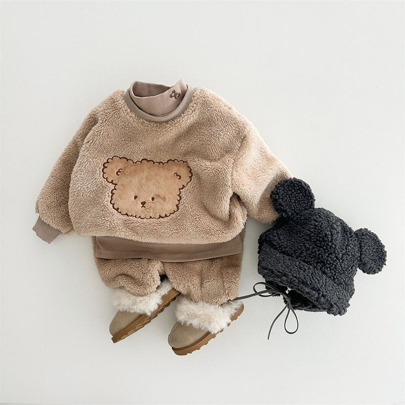 Conjunto abrigado Osito