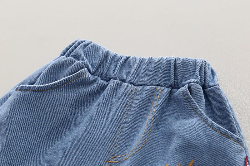 Conjunto polo y short de jean