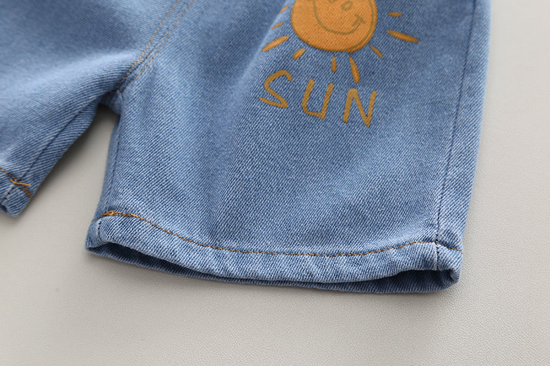 Conjunto polo y short de jean