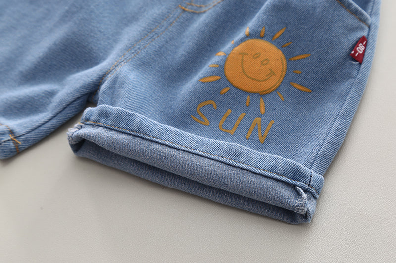 Conjunto polo y short de jean
