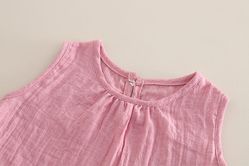 Conjunto blusa y pantalón con volantes