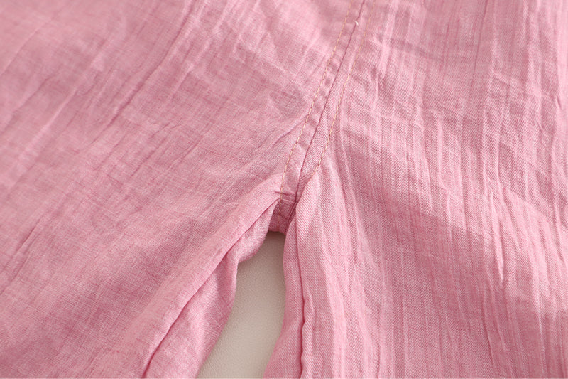 Conjunto blusa y pantalón con volantes