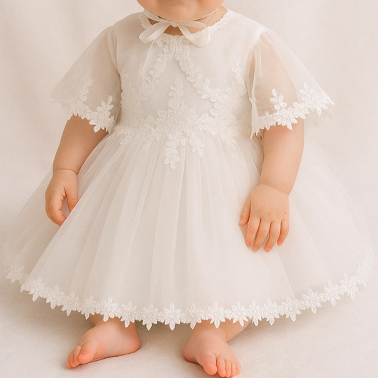 Vestido para bautizo y fiesta